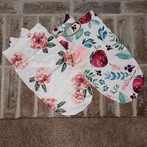 Swaddle Covers with Matching Bows